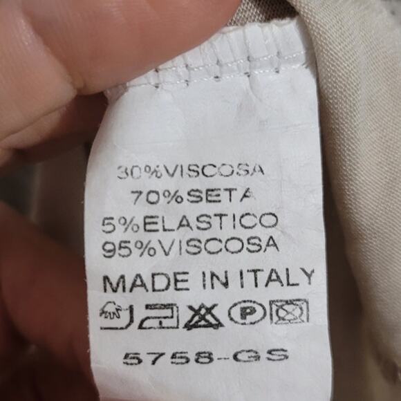 Sofia Italy Silk Blend Python Print Oversized Flowy Blouse Top OSFM - Picture 5 of 8